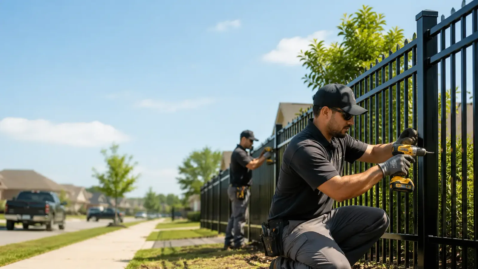 Metal Fence Installation in Belmont, NC